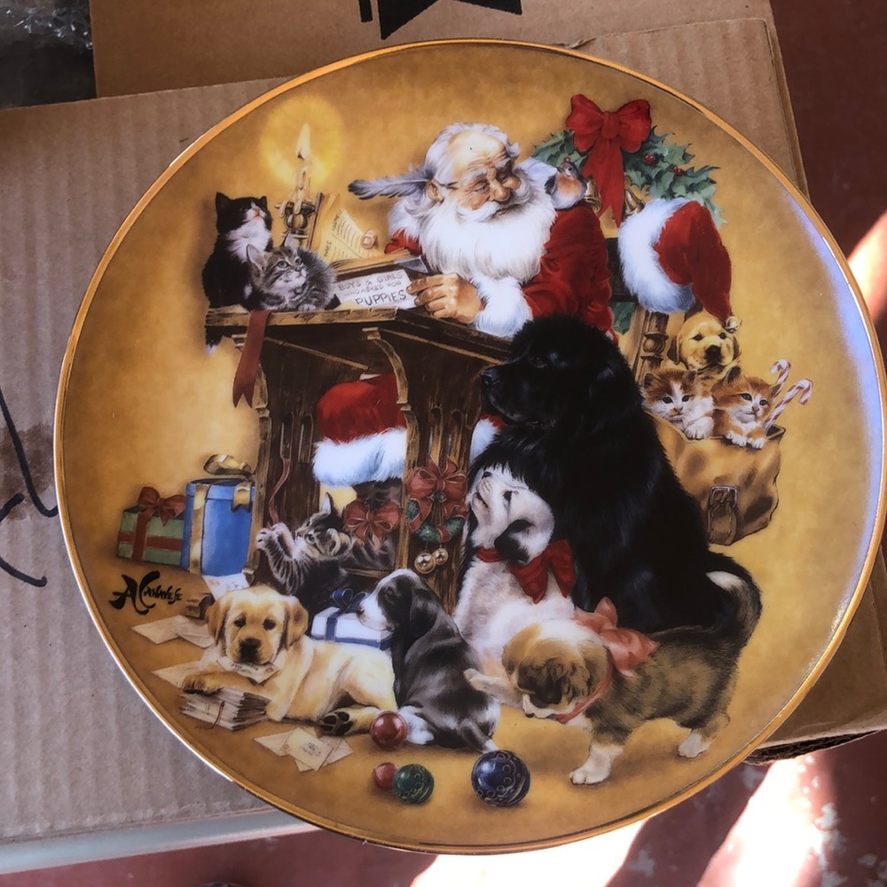 Franklin Mint Christmas Plate